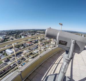 Luneta para visualizar a paisagem